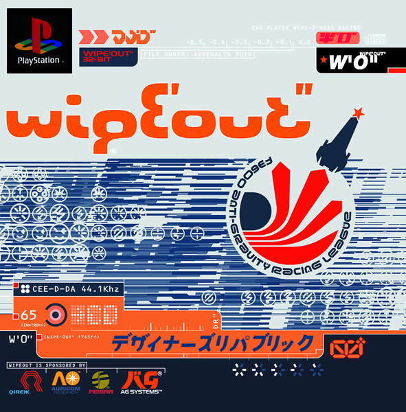 Box art for Wipeout for the Playstation